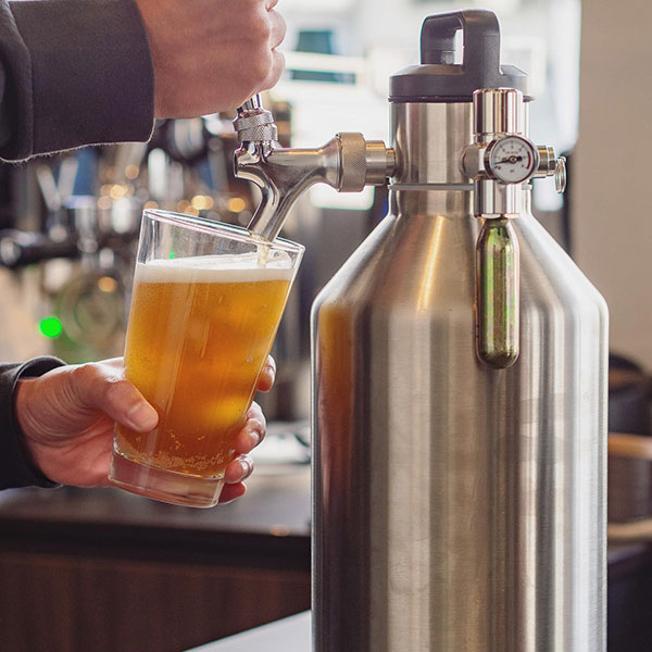 3.8L Double Wall Vacuum Insulated Beer Dispenser