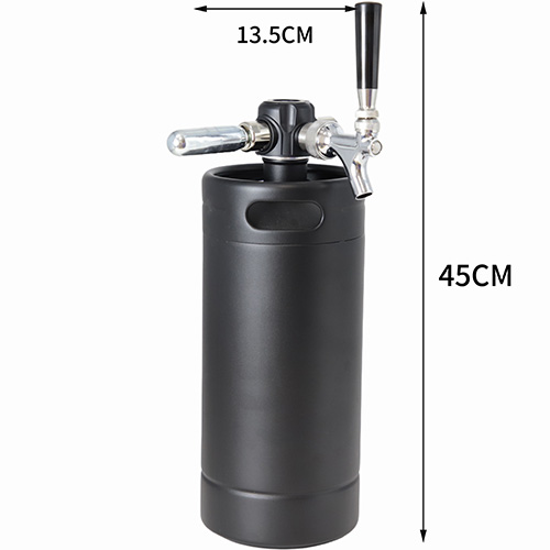 4L Single Wall Keg with CO₂ Dispensing Head
