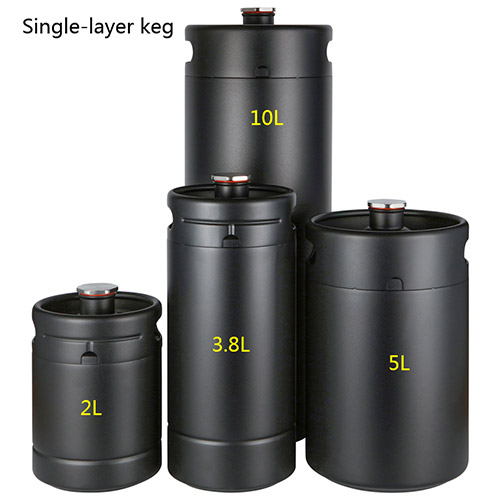 4L Single Wall Keg with CO₂ Dispensing Head