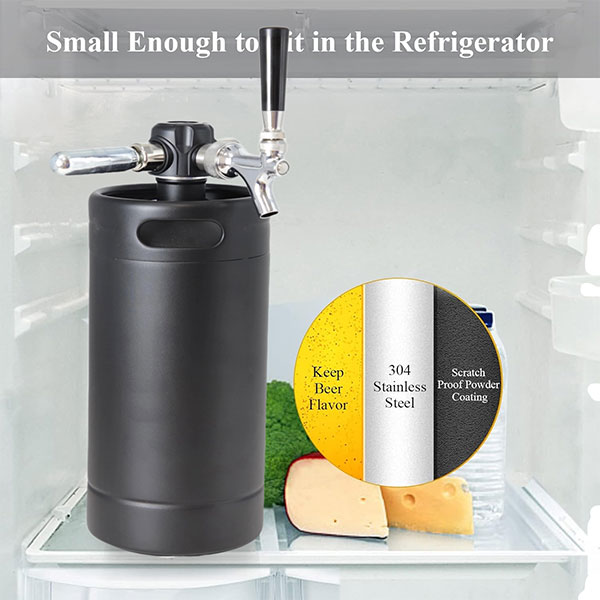 4L Single Wall Keg with CO₂ Dispensing Head