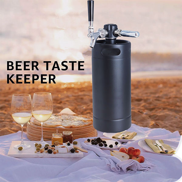 4L Single Wall Keg with CO₂ Dispensing Head