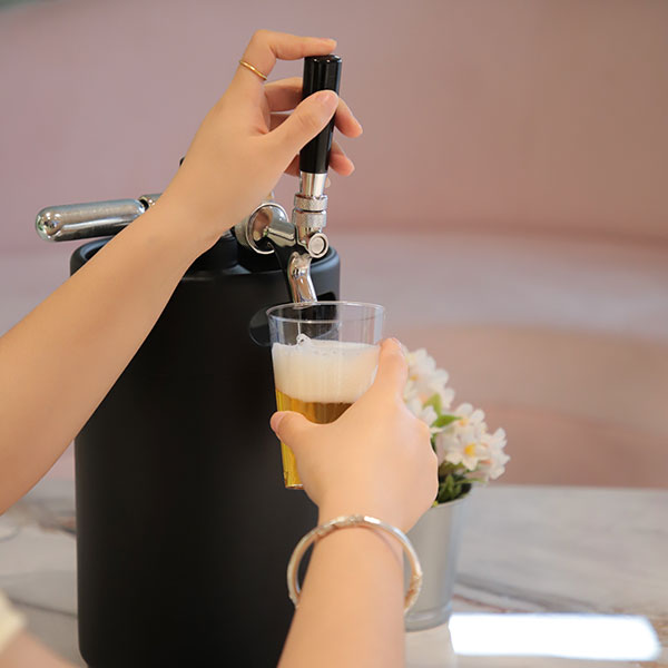 4L Double Wall Keg with CO₂ Dispenser