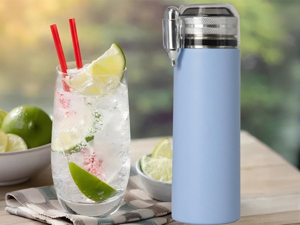 750ml Portable Stainless Steel Vacuum Sparkling Water Maker