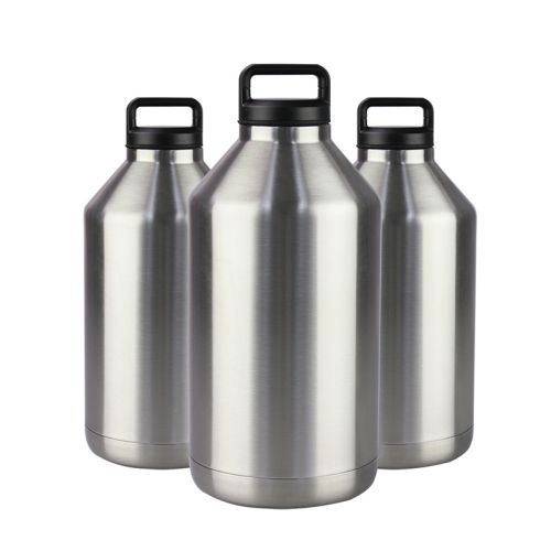3.8L Double Wall Wide Mouth Growler with Screw Lid