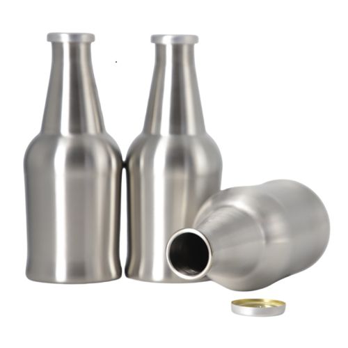 0.6L Stainless Steel Beer Bottle with Easy Open Cap