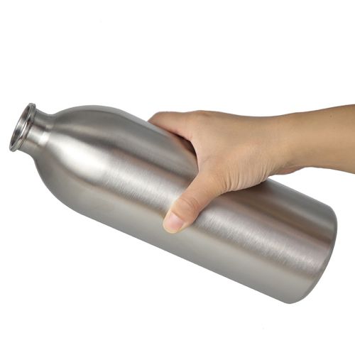 1L Stainless Steel Draft Beer Bottle with Easy Open Cap