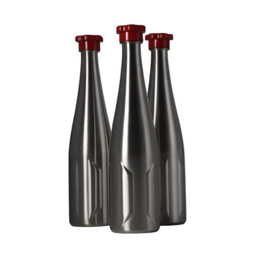 1L Stainless Steel Beer Bottle with Screw Cap