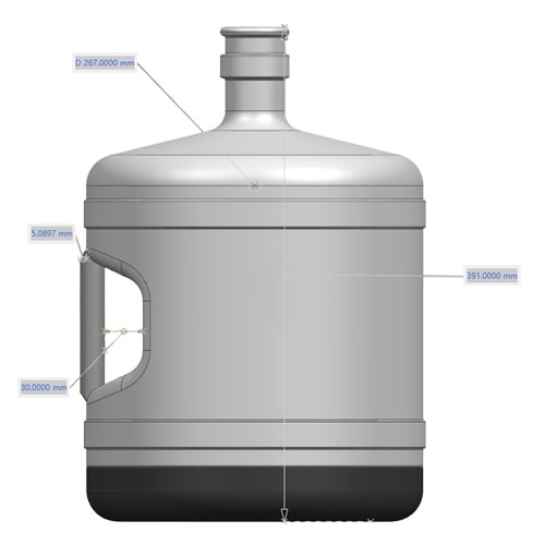 4 Gallon Stainless Steel Water Jug 