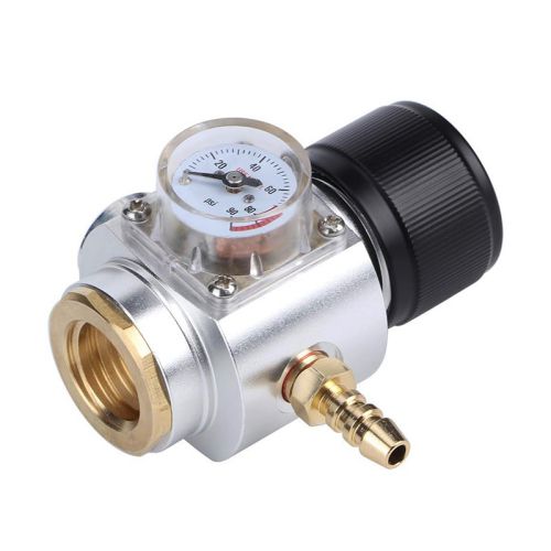 90PSI Commercial CO2 Regulator for Sodastream CO2 Bottle (with 8mm Barb)