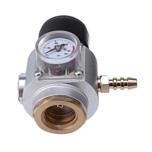 90PSI Commercial CO2 Regulator for Sodastream CO2 Bottle (with 8mm Barb)