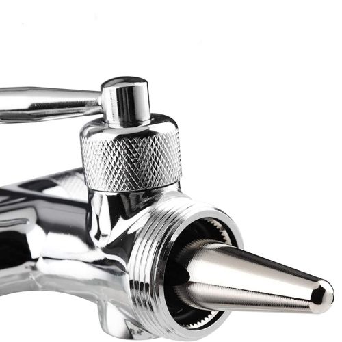 Flow Control Chrome Plated Copper Beer Faucet