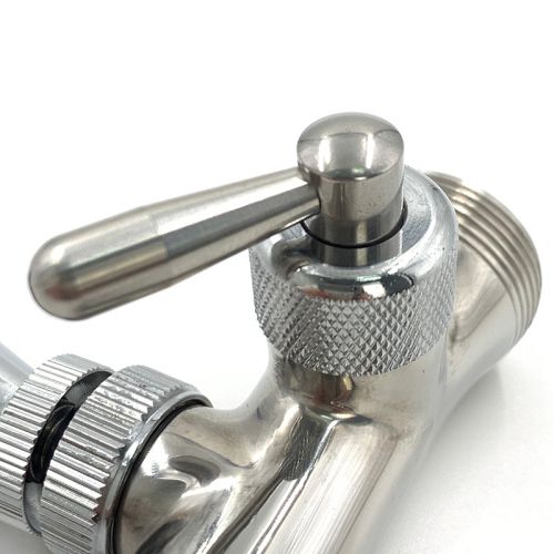 Flow Control Stainless Steel Beer Faucet with Short Spout