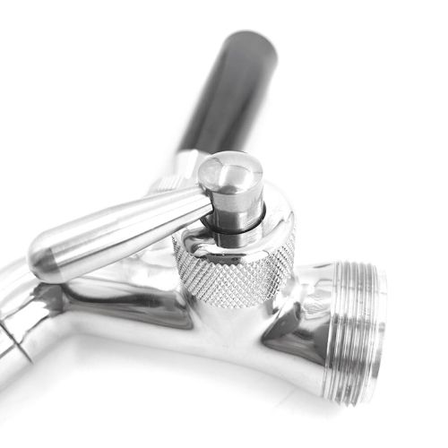 Flow Control Stainless Steel Beer Faucet with Long Spout