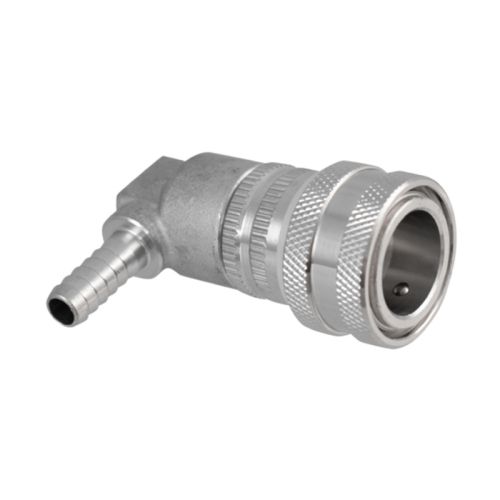 Gas-in Stainless Steel Ball Lock Quick Disconnect with 1/4'' Barb
