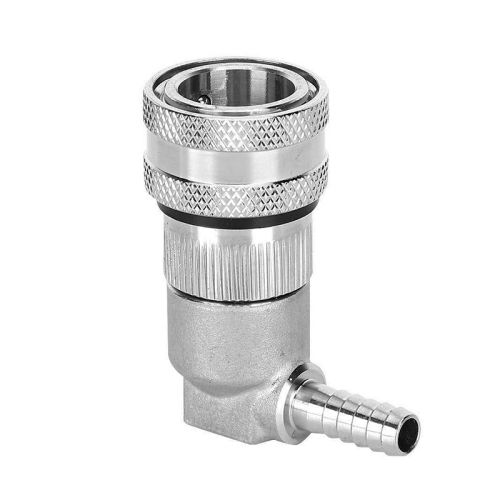 Liquid-out Stainless Steel Ball Lock Quick Disconnect with 1/4'' Barb