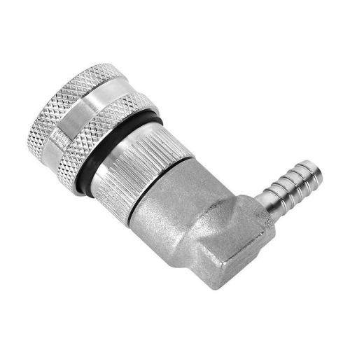 Liquid-out Stainless Steel Ball Lock Quick Disconnect with 1/4'' Barb