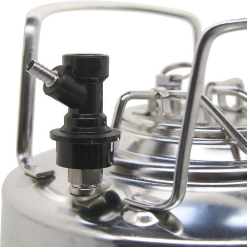 Liquid-out Plastic Ball Lock Quick Disconnect with 1/4'' Barb